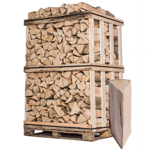 Bois de chauffage – 33 cm – mélange de bois durs – palette 2 m3 – 2.9 stères - FORT PELLETS