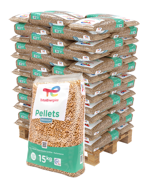 Palette de granulé Total- 66 Sacs de 15kg